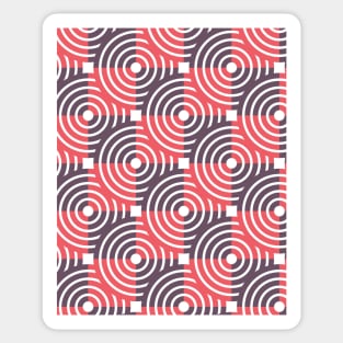 Circle Seamless Pattern 033#002 Sticker